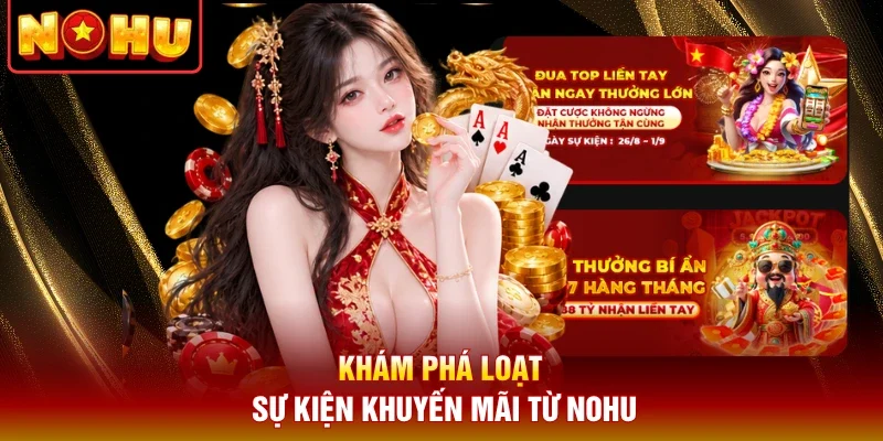 Khám phá loạt sự kiện khuyến mãi từ Nohu